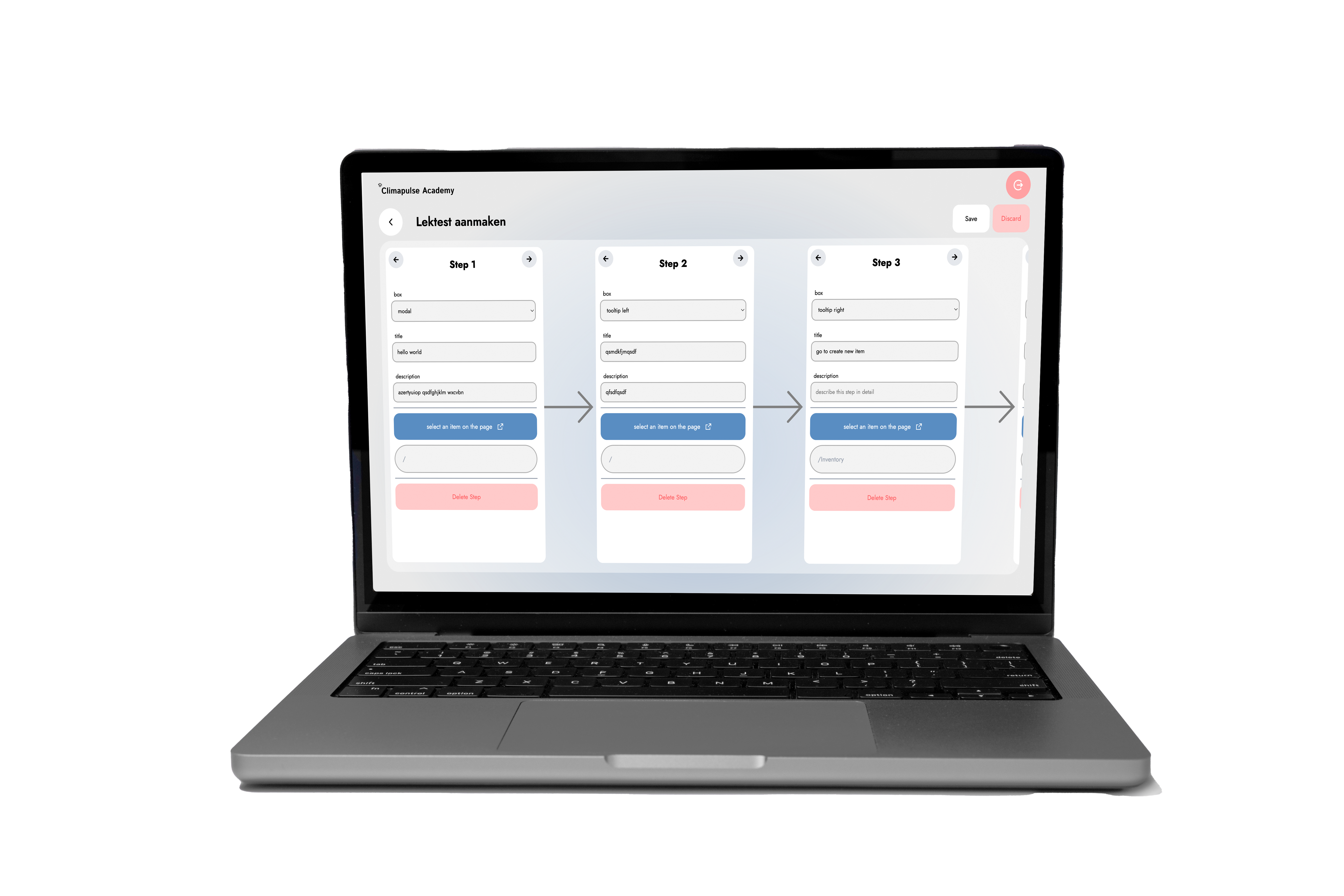 Climapulse Academy mockup